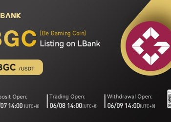 Be Gaming Coin (BGC) Is Now Available for Trading on LBank Exchange