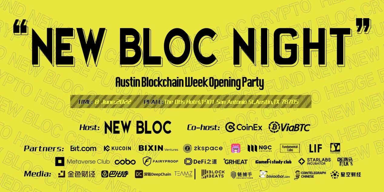 CoinEx &amp; ViaBTC Co-host NEW BLOC NIGHT to Explore New Trends in the Industry