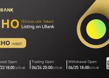 Choise.com Token (CHO) Is Now Available for Trading on LBank Exchange