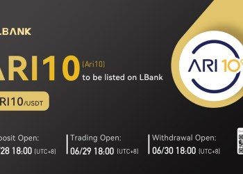 LBank Exchange Will List Ari10 (ARI10) on June 29, 2022