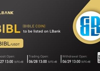 Bible Coin (BIBL) Is Now Available for Trading on LBank Exchange