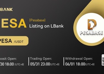 Pesabase (PESA) Is Now Available for Trading on LBank Exchange