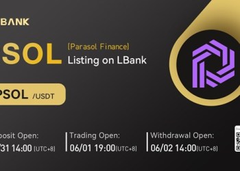 Parasol Finance (PSOL) Is Now Available for Trading on LBank Exchange