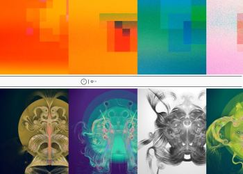 Art Blocks, screenshot from the website