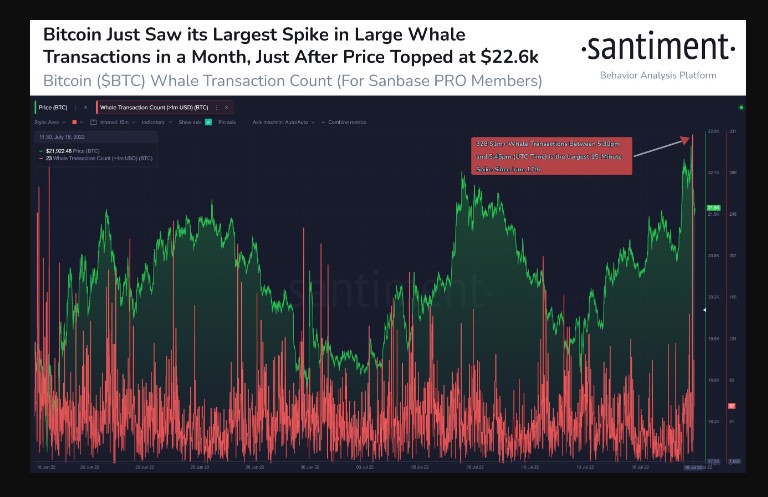 Біткойн BTC BTCUSD Santiment