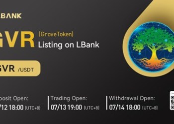 Grove (GVR) Is Now Available for Trading on LBank Exchange