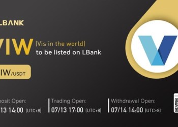 Vis In the World (VIW) Is Now Available for Trading on LBank Exchange