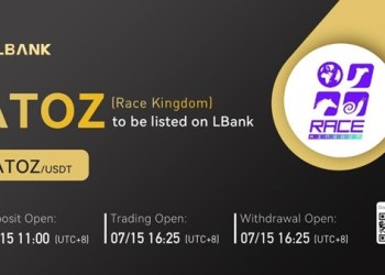 Race Kingdom (ATOZ) Is Now Available for Trading on LBank Exchange
