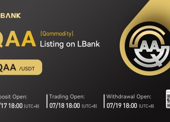 Qommodity Asset Backed Token (QAA) Is Now Available for Trading on LBank Exchange