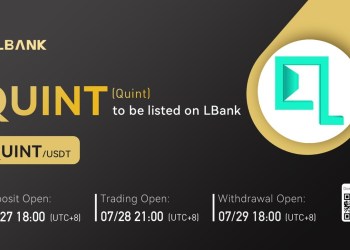 LBank Exchange Will List QUINT on July 28, 2022