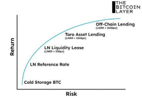 Conceptual Future Bitcoin - Lightning Risk Curve