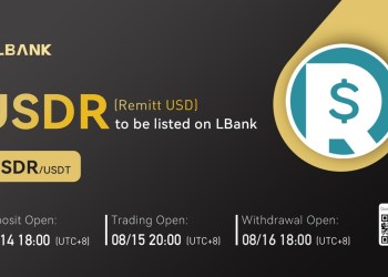 LBank Exchange Will List Remitt USD (USDR) on August 15, 2022