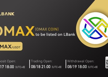 LBank Exchange Will List Omax Coin (OMAX) on August 18, 2022