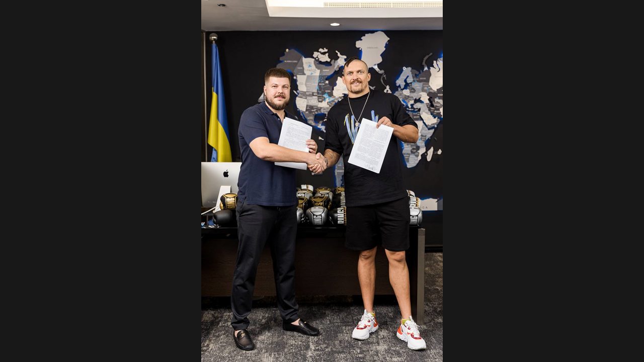 Oleksandr Usyk Partners Up With The QMALL Crypto Exchange Ahead Of His Upcoming Match With Anthony Joshua