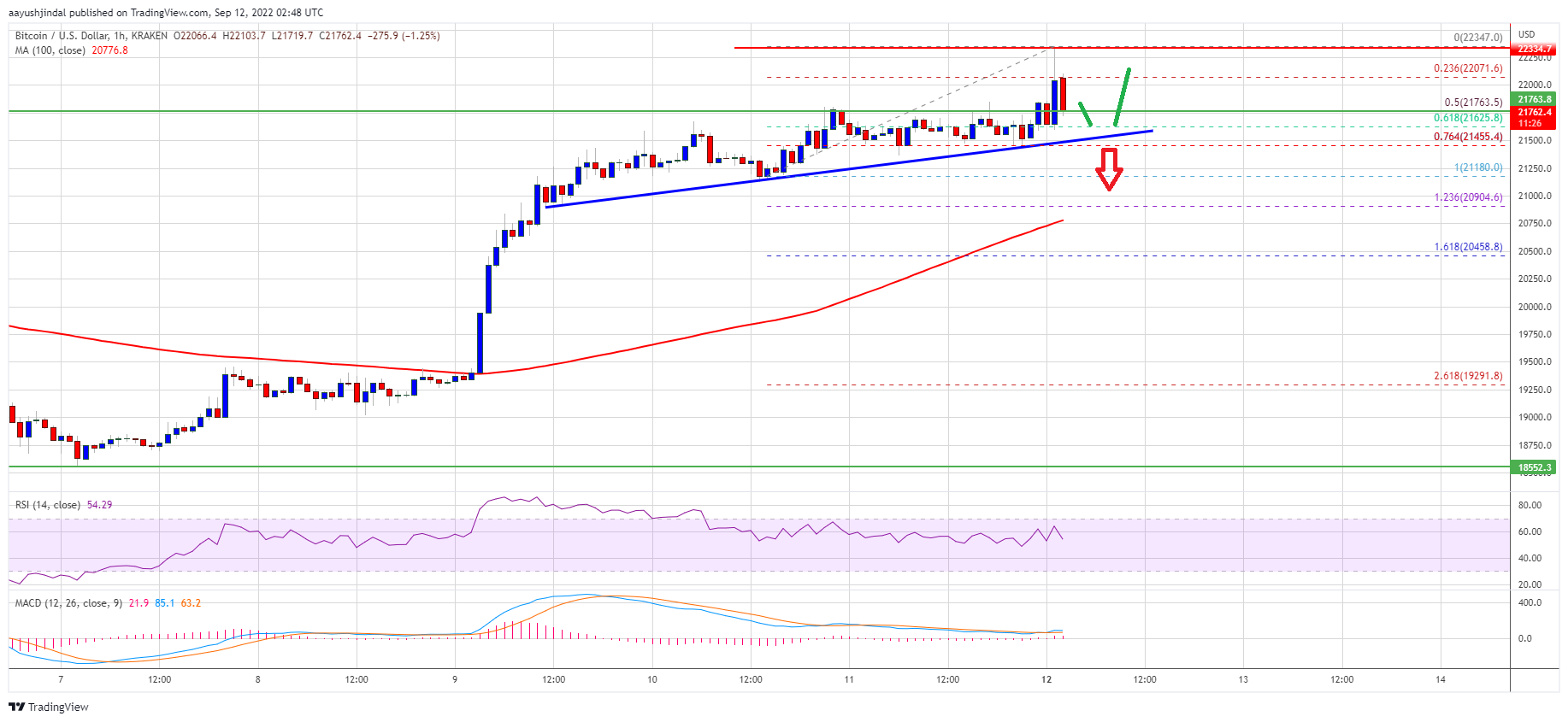 Bitcoin Price Rockets to $22k, Next Bullish Levels Traders Should Watch ...