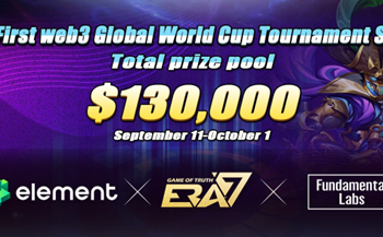 Element and Fundamental Labs supporting the Era7 World Cup Tournament, building the first EsportsFi Ecosystem on Web3.
