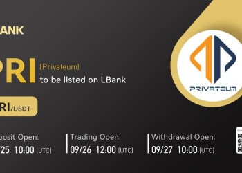 Privateum (PRI) Is Now Available for Trading on LBank Exchange