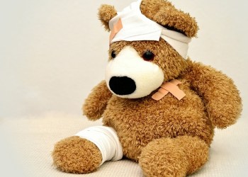 Bear market, a teddy bear healing