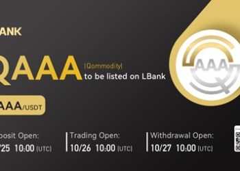 LBank Exchange Will List Qommodity (QAAA) on October 26, 2022
