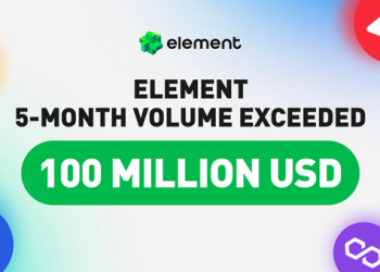 Element, the multi-chain aggregation NFT marketplace, has reached a volume exceeded 100 million USD.