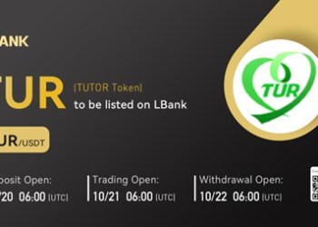 TUTOR Token (TUR) Is Now Available for Trading on LBank Exchange