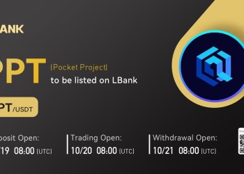 LBank Exchange Will List Pocket ProjecT (PPT) on October 20, 2022