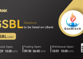 GasBlock (GSBL) Is Now Available for Trading on LBank Exchange
