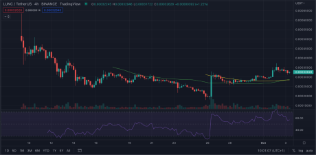 Tamadoge 7days chart