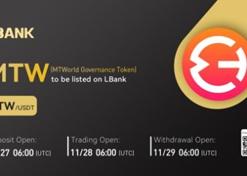 MTWorld Governance Token (MTW) Is Now Available for Trading on LBank Exchange