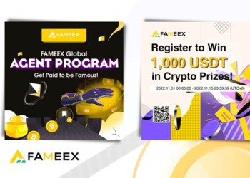 FAMEEX Launched 1000 USDT Sign-up Event and Global Agent Program to Build Future Web3 Exchange Ecosystem