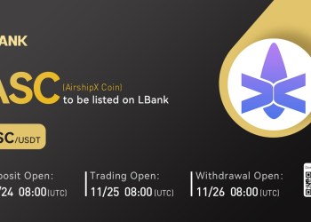 LBank Exchange Will List AirshipX Coin (ASC) on November 25, 2022