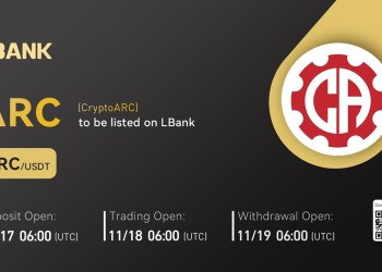 CryptoARC (ARC) Is Now Available for Trading on LBank Exchange