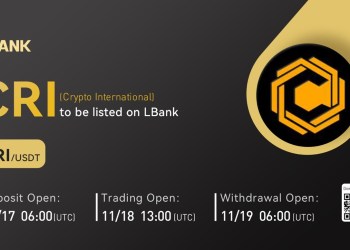 Crypto International (CRI) Is Now Available for Trading on LBank Exchange