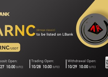 Arnoya classic (ARNC) Is Now Available for Trading on LBank Exchange