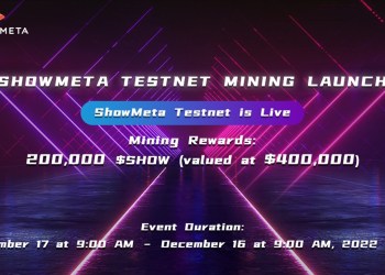 ShowMeta Testnet Mining is Live! Join Now to Qualify for Mining