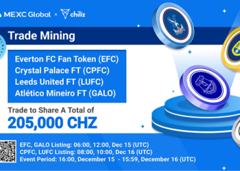 Chiliz’s Latest Series of Fan Tokens Are Listed on MEXC for the Secondary Market Expansion