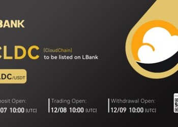 CloudChain (CLDC) Is Now Available for Trading on LBank Exchange