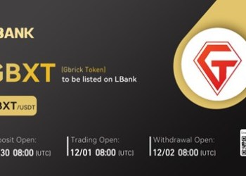 Gbrick Token (GBXT) Is Now Available for Trading on LBank Exchange