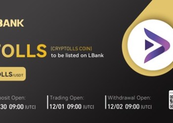 CRYPTOLLS COIN (TOLLS) Is Now Available for Trading on LBank Exchange