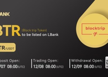 Block trip Token (BTR) Is Now Available for Trading on LBank Exchange