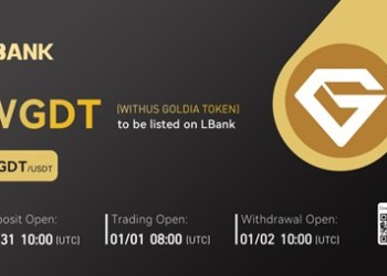 WITHUS GOLDIA TOKEN (WGDT) Is Now Available for Trading on LBank Exchange