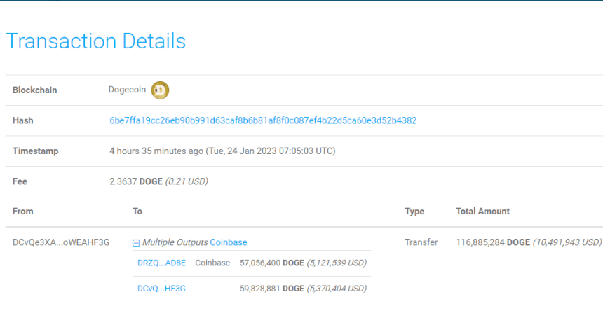 Dogecoin Whale Inflow