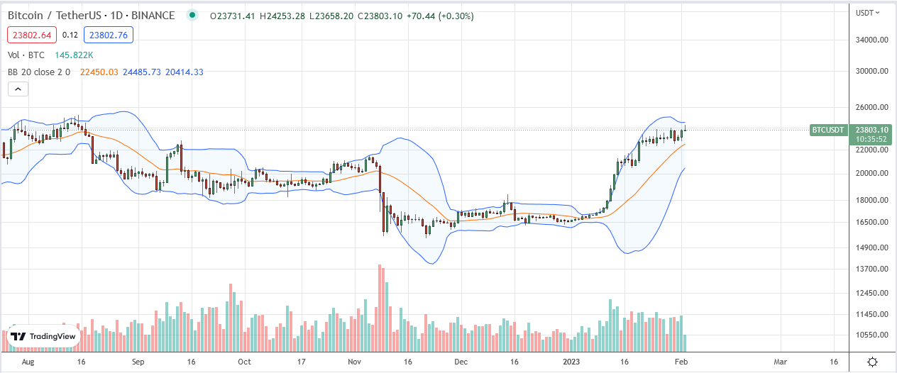 Bitcoin Price on February 2