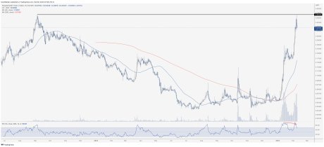 Melker Believes AGIX is showing a bearish divergence AI tokens