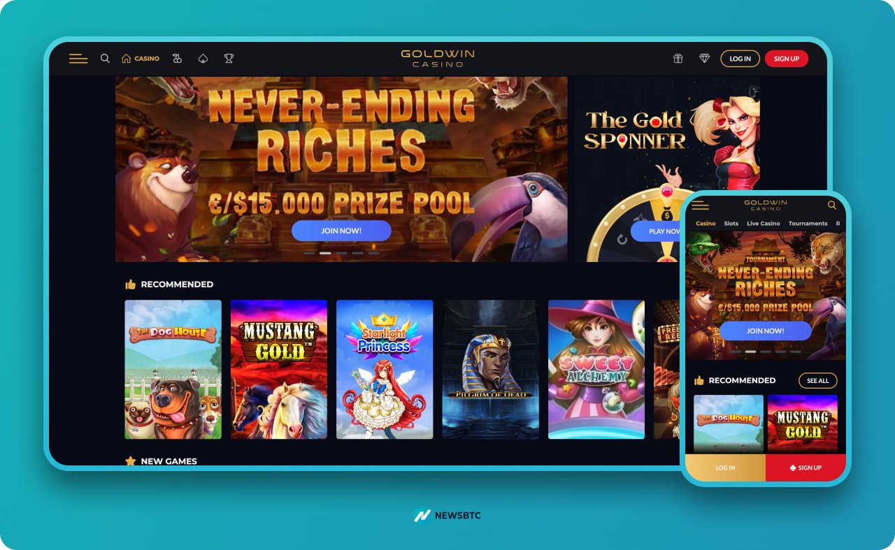 Non UK Goldwin casino