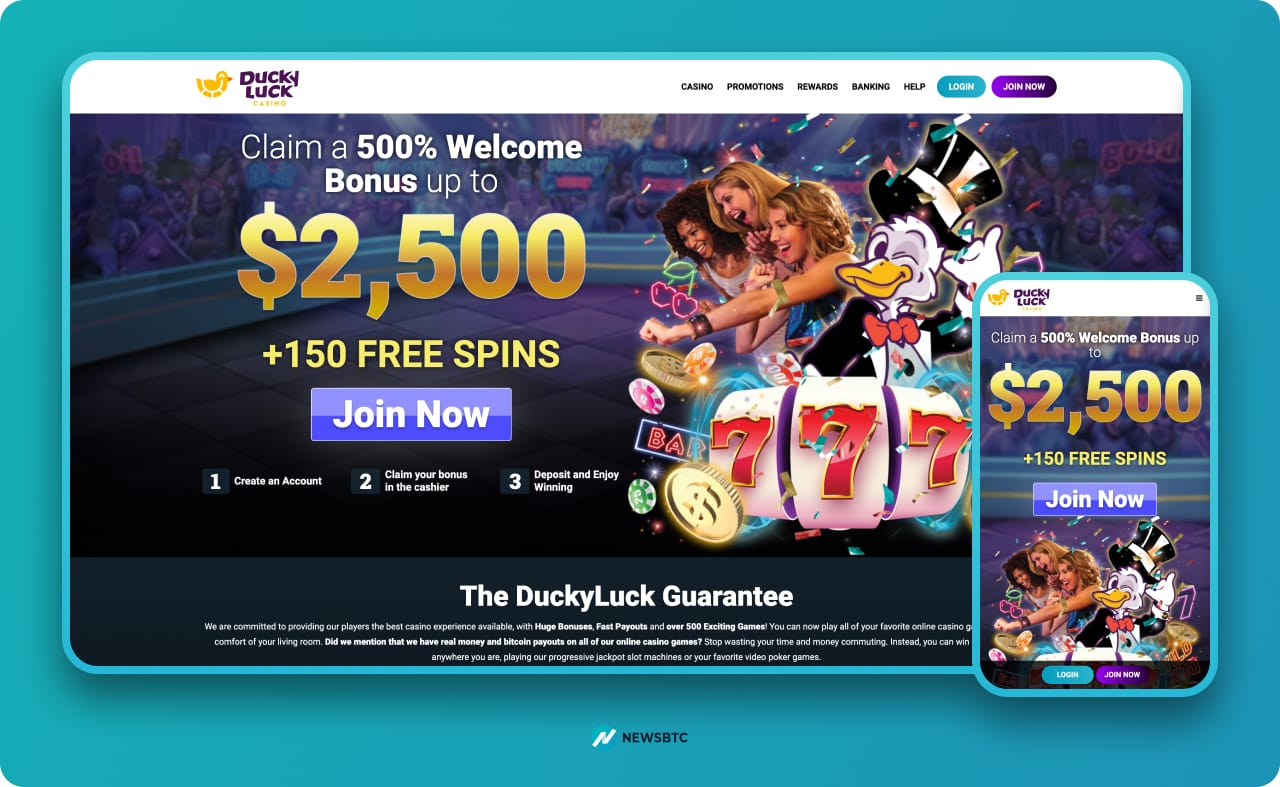 Ducky Luck Online Gambling Site and Casino