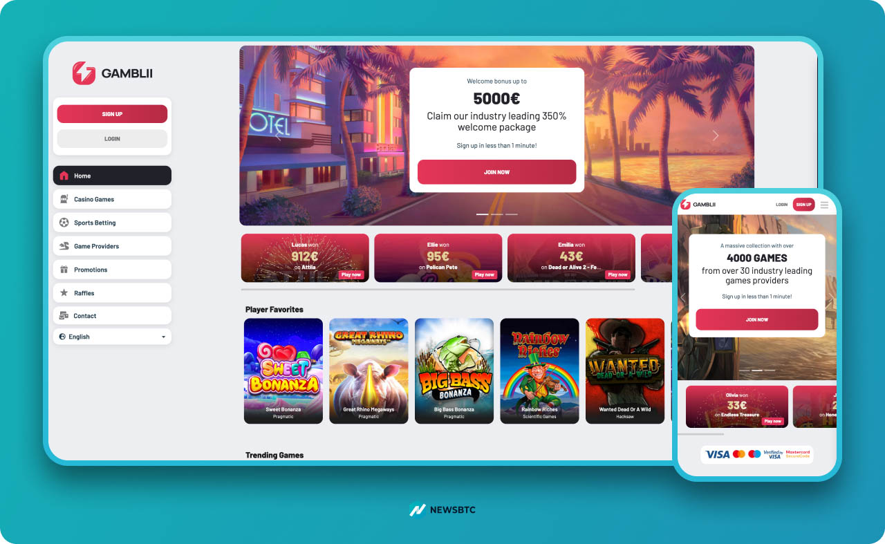 Gamblii Non Gamstop Casino