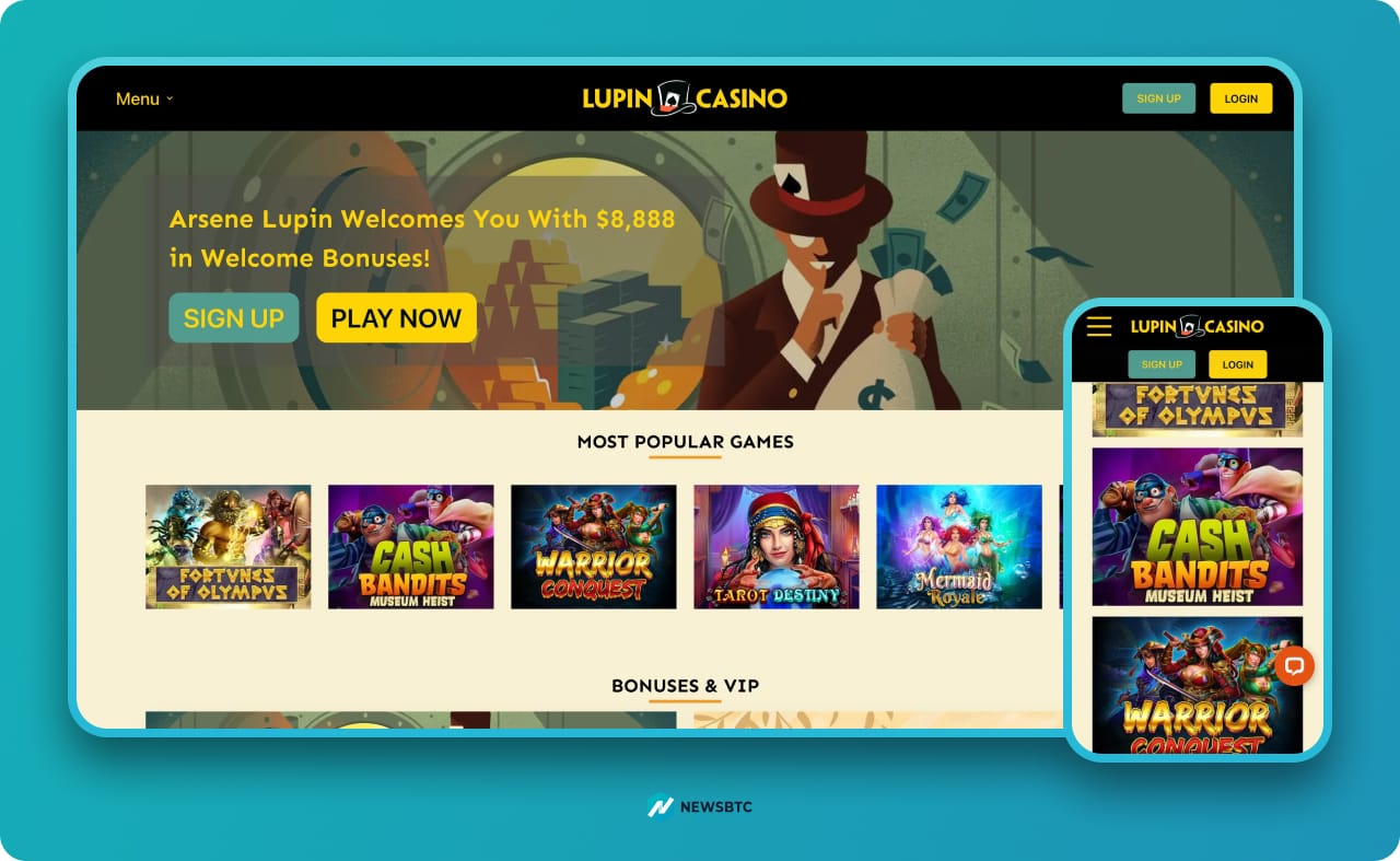 Lupin Online Slots Real money Casino