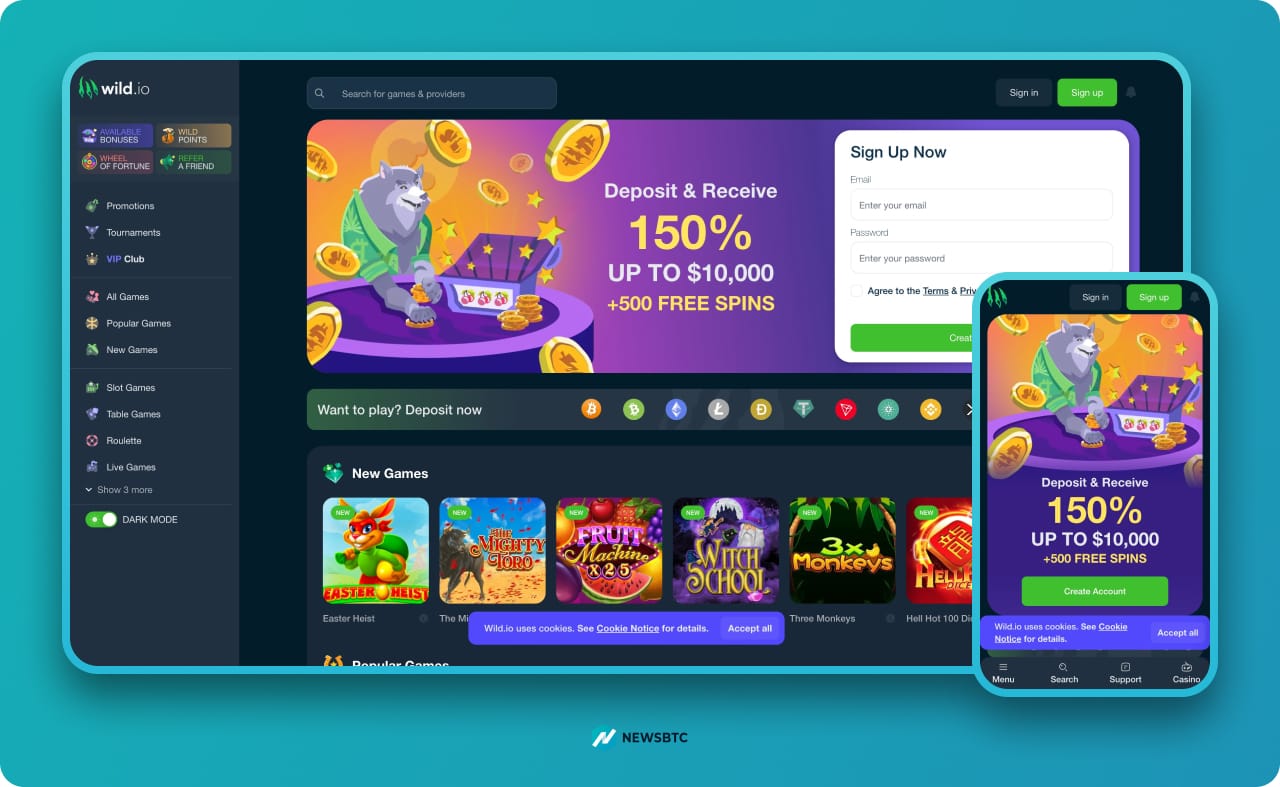 Wild Casino Bonus