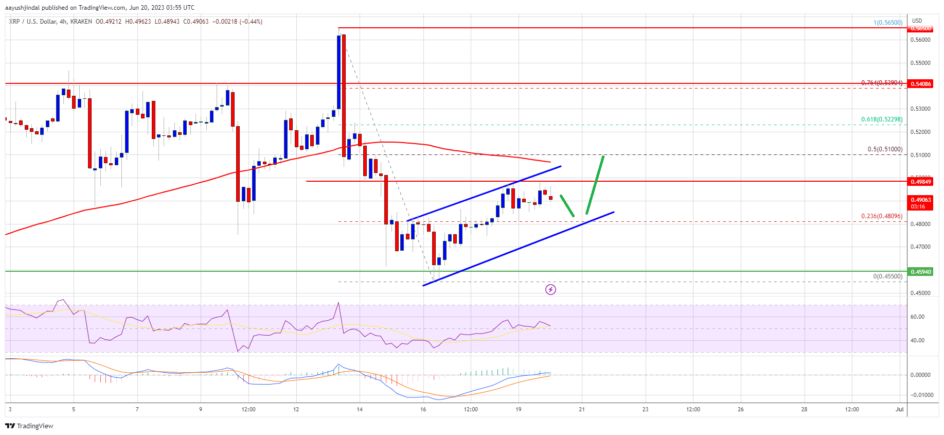 XRP price